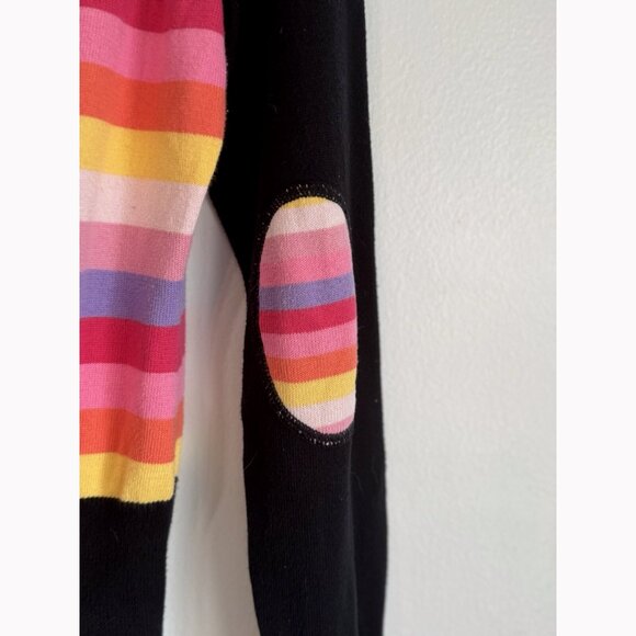 Tommy Hilfiger Womens Large Retro Y2K Colorful Stripe Hoodie Zip Knit Jacket - Picture 6 of 9